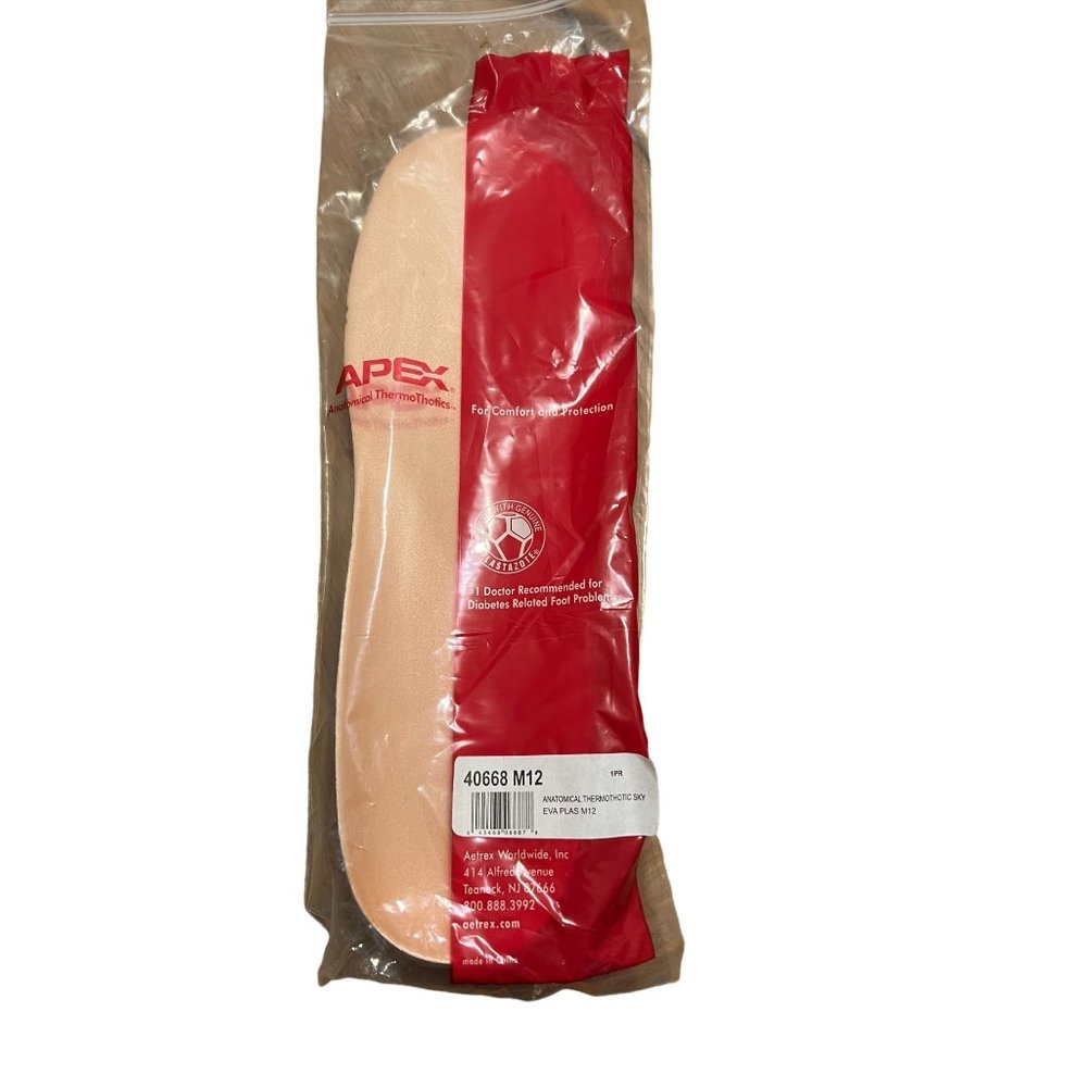 Apex Anatomical Thermothotics SKY EVA Inserts Orthotics Size 12M NEW